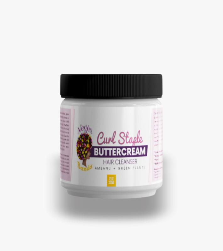 Curl Staple buttercream hair cleanser 12oz (Ambanu+green plants ...